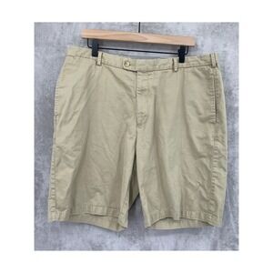 Peter Millar Shorts Mens 38 Tan Khaki Pima Cotton Twill Chino Casual